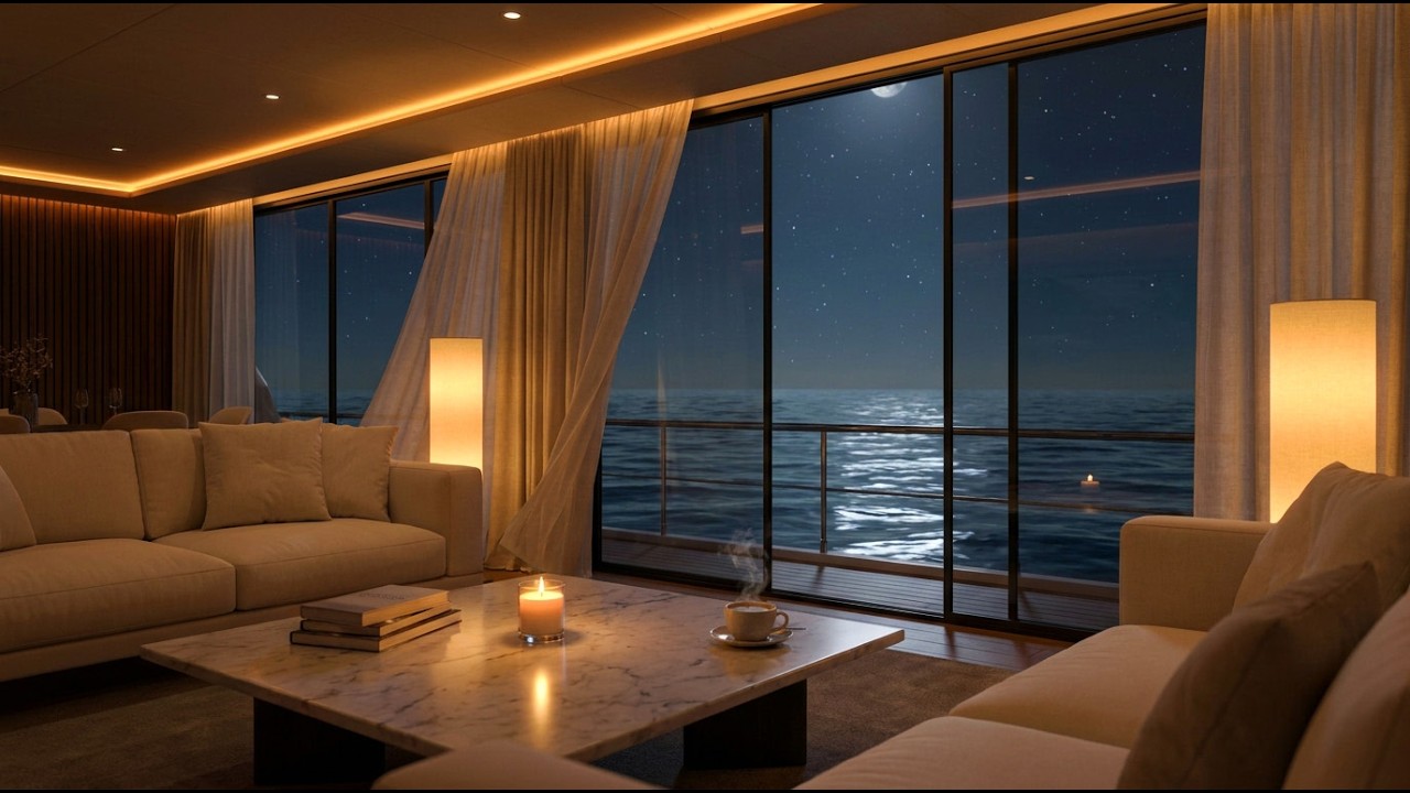 Smooth Jazz Cozy Library Nights for Reading and Deep Focus