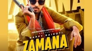 Zamana (Full Song) Happy Raikoti | Afsana Khan | jass Records