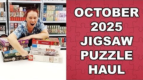 What I Added to My Puzzle Collection This Month | Puzzle Haul & Artist Chat