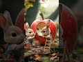 The Apple House and the Crafty Bunny Buildersb#shorts #trending #viralshorts