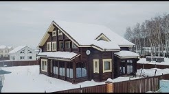 Уютный бревенчатый дом с отделкой в поселке Стольный на Калужском шоссе