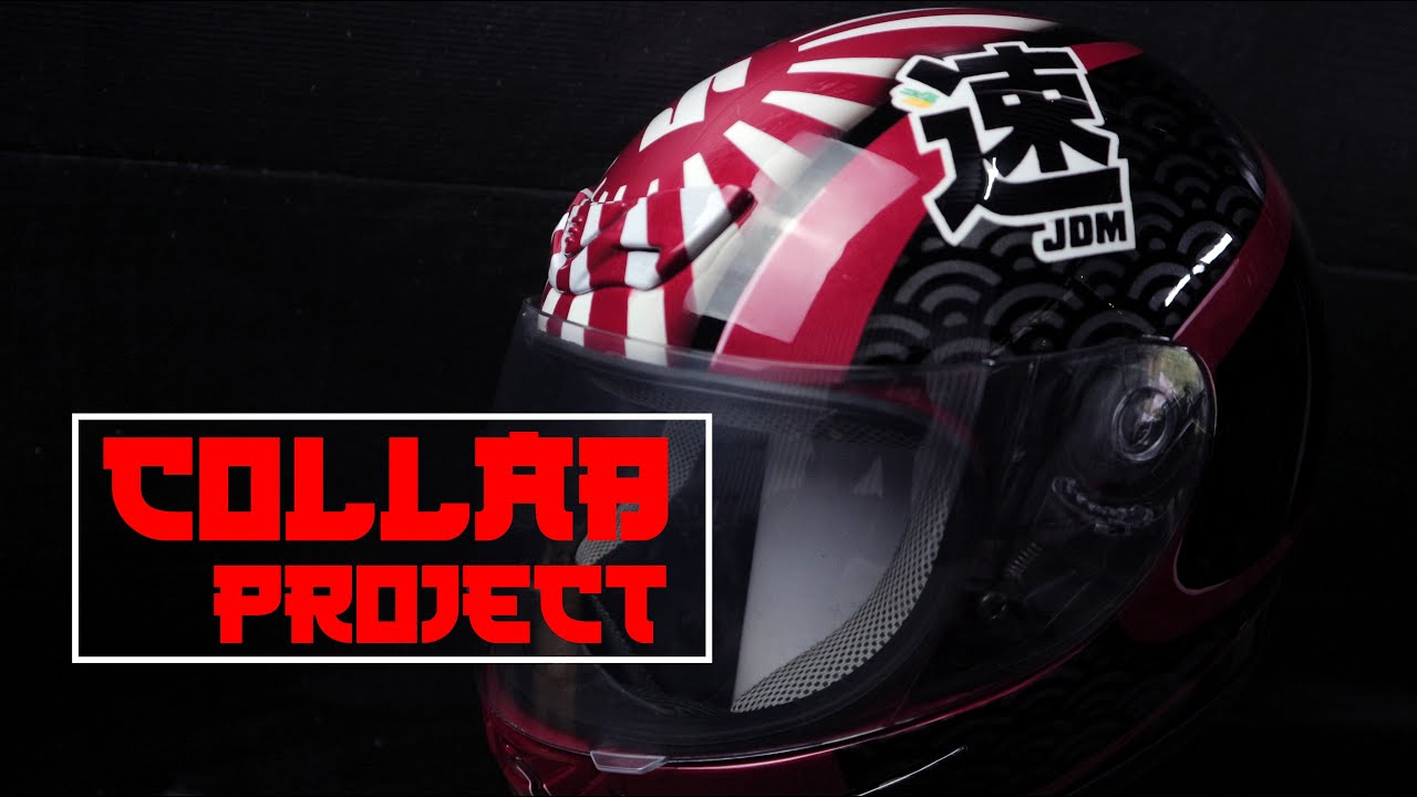 Japanese Harajuku Style Helmet Painting - YouTube