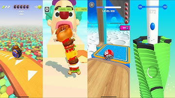 Going Balls vs Sundwich runner vs Action Balls vs Stack Ball #72