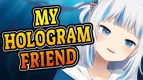 Gura introduces her hologram friend【hololive clips】