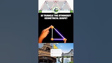 📐Is Triangle Strongest Geometrical Shape⁉️ #triangle #shapes #geometry #maths #shorts