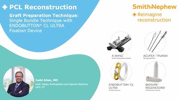 Single bundle PCL Reconstruction Graft Preparation Technique