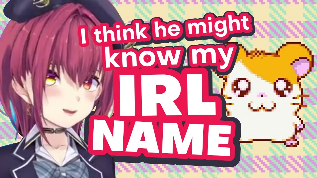 [Clip] Marine (maybe) almost gets doxxed by a GBA Hamtaro game [EN fansub]