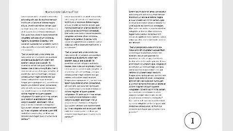 How to Create Newspaper-ish Columns of Text & a Continuous Section Break in Word 365