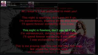 Taylor Swift – Enchanted • song with karaoke/synchronized lyrics