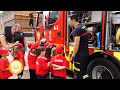 Alumnos de los colegios de Badajoz visitan a los bomberos