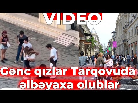 Qızlar Tarqovuda əlbəyaxa olublar