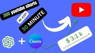 How I Made 300 YouTube Shorts in Just 30 MINUTES for a Faceless Automated YouTube Channel