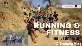 Athletics Training Hill+Sand Training. Running & Fitness Club, Faridabad.  #athletics #army #athlete