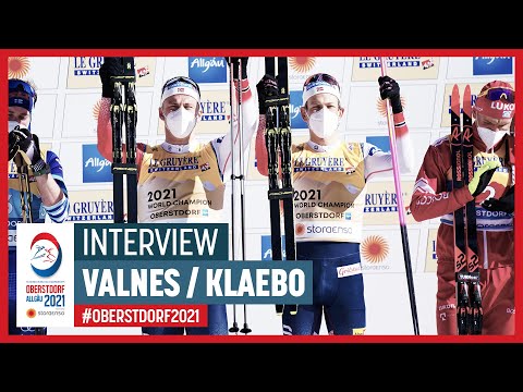 Valnes/Klaebo (NOR) | "Amazing feeling" | Men’s TSP | 2021 FIS Nordic World Ski Championships