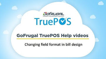 GoFrugal TruePOS - Change field format | Windows Print settings