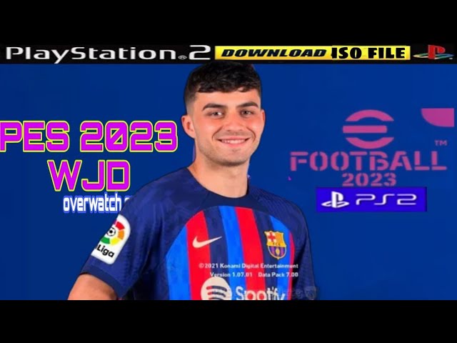 Download eFootball PES 2023 WJD ISO PS2 Grátis