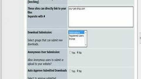 How to Add Screenshot and Set Permissions on Xoops