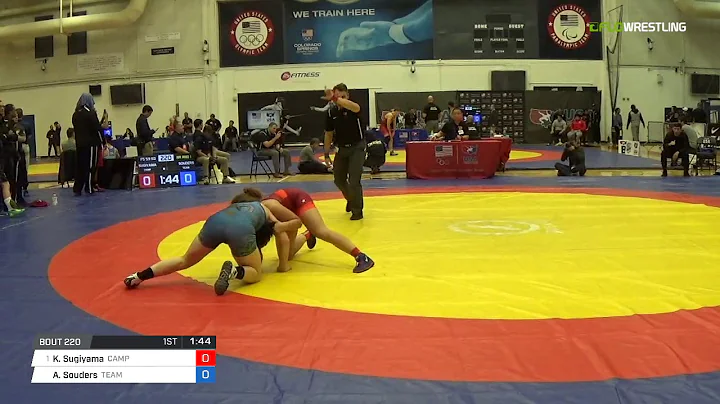 Women's Freestyle 59 RR Rnd 1 - Koral Sugiyama (Ca...