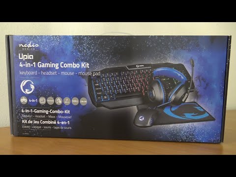 Nedis Gaming 4 in 1 €17,95,- PC Kit van het Kruidvat 