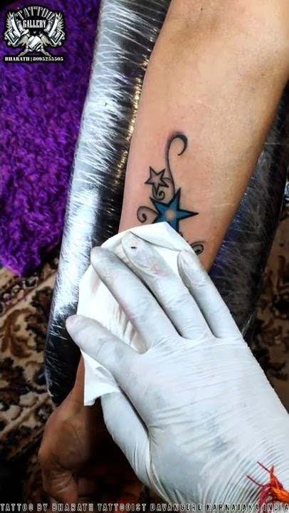 Star Tattoo Designs #startattoo #startattoos #colourstar #colourtattoos #tattoo #art #girlstattoo
