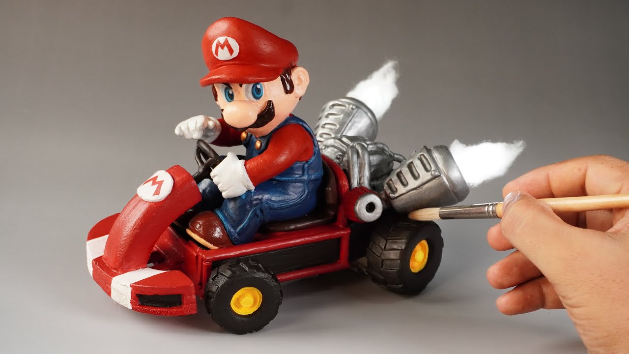 Making Mario How to Make a Mario | Super Mario Bros-Timelapse | Diorama - YouTube