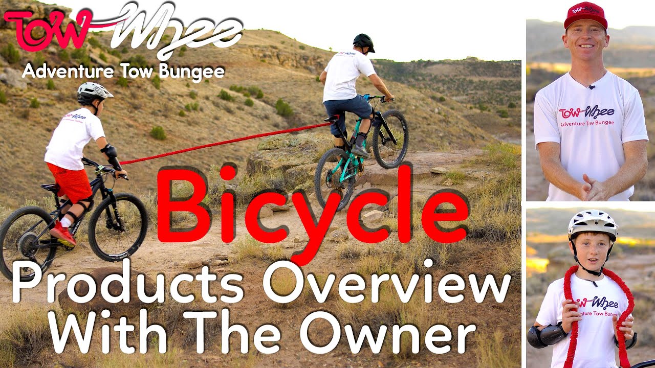 TowWhee - Bungee Tow Strap Bike Trailer and More!