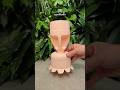 #diy ♻️ Transformei GARRAFA de sabão em um VASO BONECA! #vasodecorativo #reciclagem #artesanato