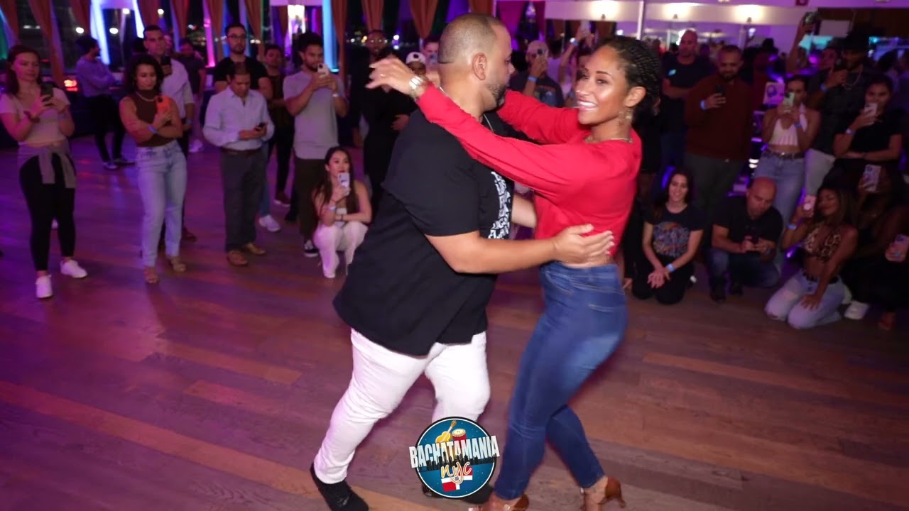 Desiree Godsell and Alex Morel at Bachatamania NYC Social