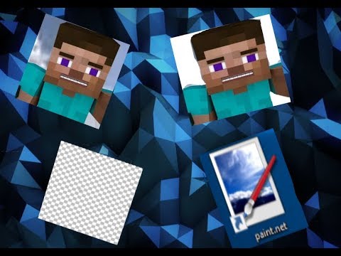 How to make a background transparent in paint.net