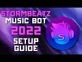 Stormbeatz discord music bot setup  2022  play music from youtube  soundcloud