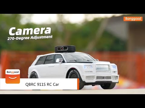 Радиоуправляемая машинка Rolls-Royce Cullinan FPV 1:18 4WD с камерой 720P, экраном 4.5", Wi-Fi, дрифт, 20 км/ч, 2 комплекта колес, видео 1