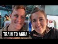 Easiest Travel Day Yet! AC Chair Train | Vrindavan to Agra, India