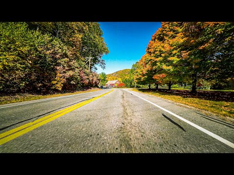 Road trip from Brattleboro to Bellows Falls, Vermont, USA