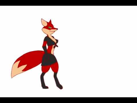 Anthro fox animation