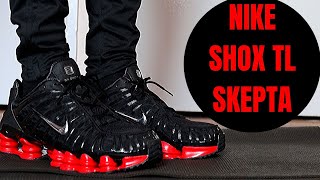 Escándalo Generalmente Introducir Nike SHOX TL SKEPTA Review & On Foot - YouTube