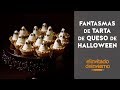 {Fantasmas de tarta de queso} para halloween