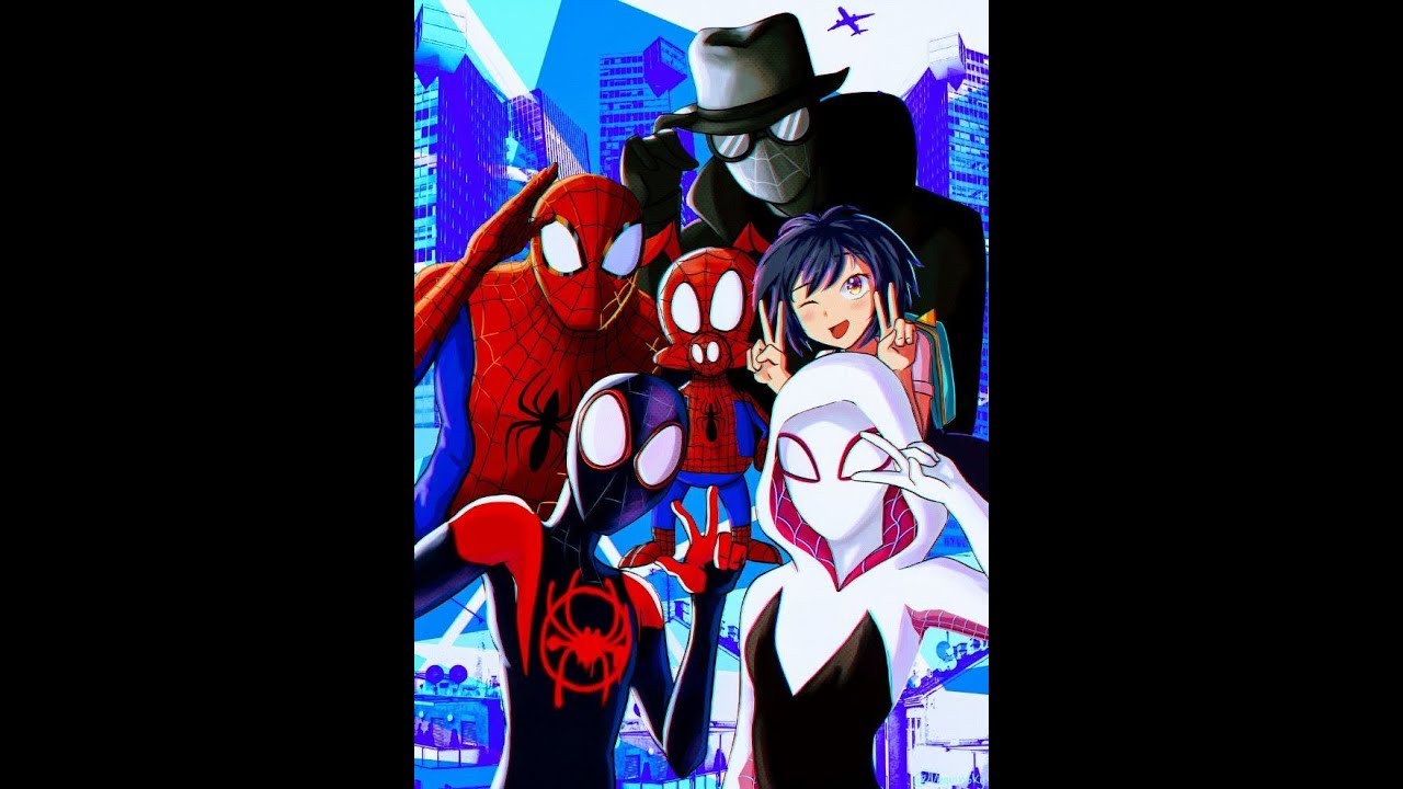Intro Spider Man into the Spider Verse peter parker, gwen