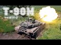 Máquina de Guerra russa T-90M Proryv-3 dispara projétil de 125mm na zona de combate