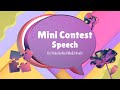 Mini Contest | Motivation Speech