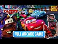 Pixar cars 2 the arcade game 2013 4k  all races raw thrills