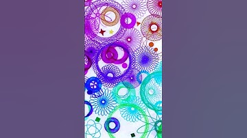 A spirograph is for drawing beautiful geometric patterns on a sheet of paper.