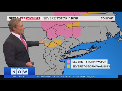 First Alert Forecast: Red Alert for possible severe weather overnight