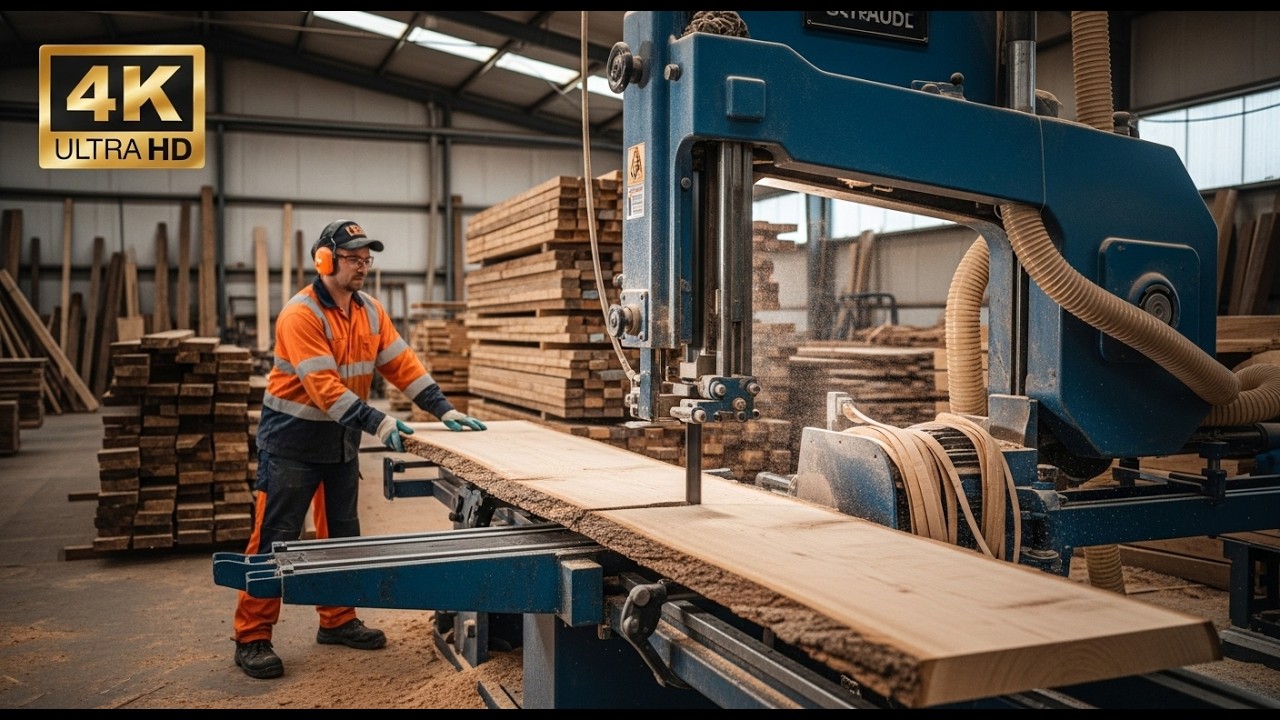 Making a Hardwood Butcher Block: From Rough Lumber to Finished Cutting Board | ASMR (4K)
