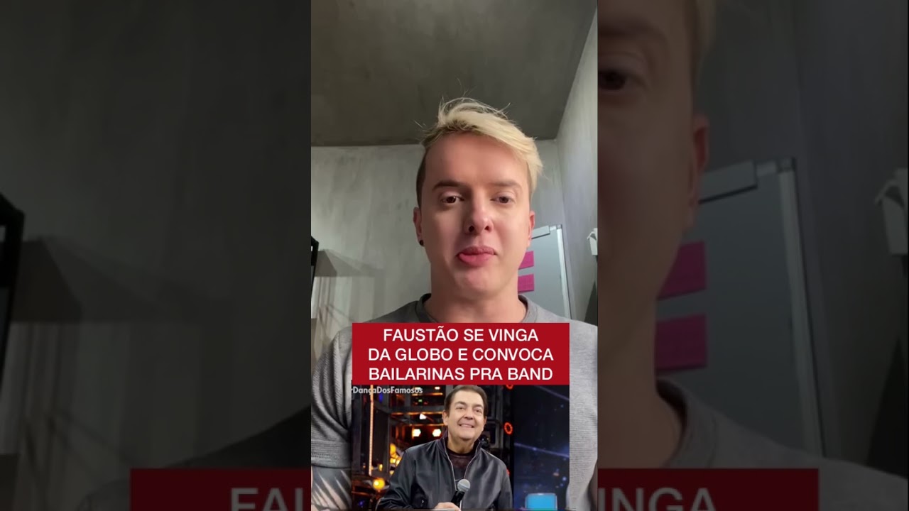 Faustão se vinga da Globo e convoca estrela do canal pra Band