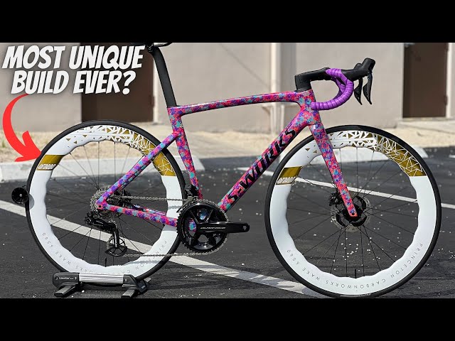 CUSTOM BUILD* 2024 S-WORKS TARMAC SL7 (FLOWER COLOR) - YouTube