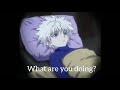 Killua caught you still using your phone at 3am   killua x listener japanese voice practice