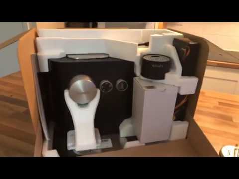 Nespresso. Unpacking and setting up a Nespresso EXPERT & Milk Coffee Machine. Made by Krups.