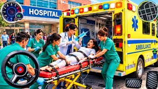 City Ambulance Driving Game 911 Rescue Game 3D Ambulance Simulator 2026 - Android Gameplay screenshot 3