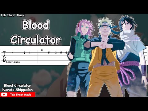 Naruto Shippuden OP 19 - Blood Circulator Guitar Tutorial