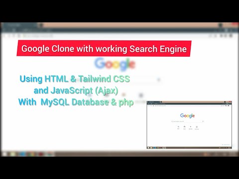 Google Clone with working Search Engine